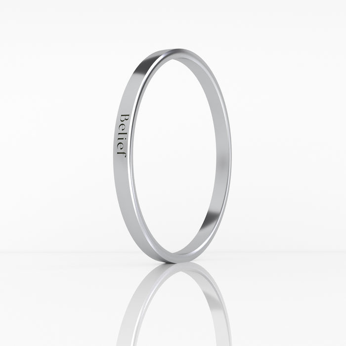 Inspiring Affirmation Ring - Belief